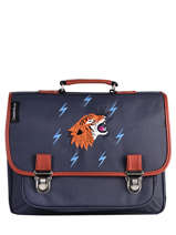 Cartable Caramel et cie Bleu gars MMG