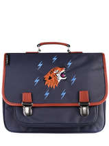Cartable Caramel et cie Bleu gars GMG