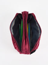 Trousse 2 Compartiments Caramel et cie Rouge fille F-vue-porte
