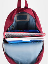 Sac  Dos 1 Compartiment Caramel et cie Rouge fille F-vue-porte