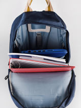 Rugzak 1 Compartiment + Pc 15" Caramel et cie Blauw fille LBP06-F-vue-porte