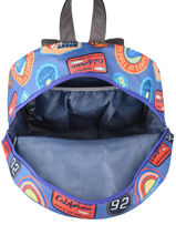 Sac  Dos 1 Compartiment Gars Caramel et cie Bleu gars G-vue-porte