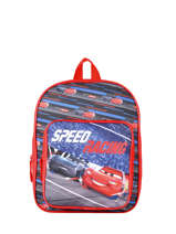 Sac A Dos 1 Compartiment Cars Rouge speed 7CENTR