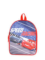 Sac A Dos 1 Compartiment Cars Rouge speed 3CENTR