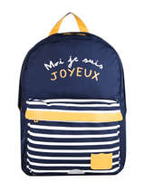 Rugzak 1 Compartiment Tann's Blauw la joyeuse collab 62192