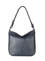 Sac Besace Balade Cuir Etrier Bleu balade EBAL17