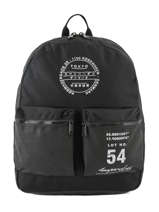 Sac  Dos Fenton 2 Compartiments Superdry Noir backpack woomen G91901MT