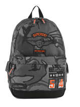 Sac  Dos 1 Compartiment Superdry Gris backpack men M91005JR