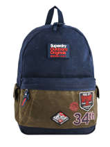 Sac  Dos 1 Compartiment Superdry Noir backpack men M91003JR