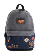Sac  Dos 1 Compartiment Superdry Gris backpack men M91003JR