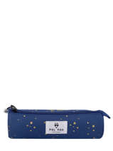 Trousse 1 Compartiment Pol fox Bleu fille FT1