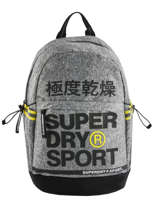 Sac  Dos 1 Compartiment Superdry Gris backpack men MS4100JU