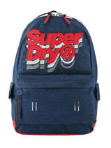 Sac  Dos 1 Compartiment Superdry Bleu backpack men M91801MU