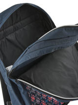 Sac  Dos 2 Compartiments Avec Trousse Offerte Laissez lucie faire Bleu spring LFE12090-vue-porte