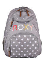 Sac  Dos 2 Compartiments Roxy Gris back to school RJBP4367