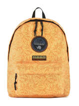 Sac  Dos Voyager Printed Napapijri Jaune geographic NOYIGR