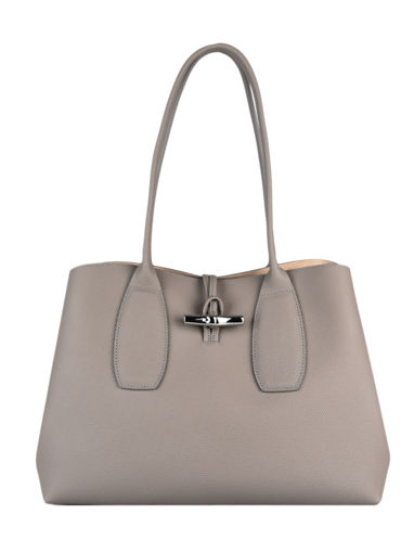 Longchamp Roseau Besace Gris