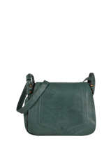 Cross Body Tas Cow Leder Basilic pepper Groen cow BCOW18