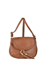 Cross Body Tas Pompon Miniprix Bruin pompon G7058