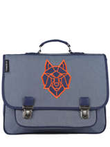 Cartable Caramel et cie Bleu gars GMG