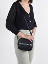 Cross Body Tas Sculpted Calvin klein jeans Zwart sculpted K607202-vue-porte