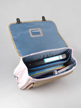 Boekentas Caramel et cie Roze fille GMF-vue-porte