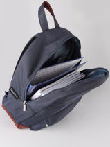 Sac  Dos 1 Compartiment Gars Caramel et cie Bleu gars G-vue-porte