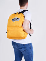 Rugzak 1 Compartiment Vans Geel backpack VN0A3UI6-vue-porte