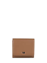 Portefeuille Cuir Yves renard Marron foulonne 29402