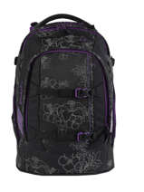 Sac  Dos 2 Compartiments Satch Noir satch SIN