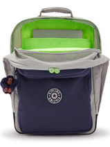 Rugzak 2 Compartimenten Kipling Blauw back to school - 00017131-vue-porte