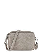 Cross Body Tas Velvet Leder Milano Bruin velvet VE19111