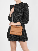 Sac  Main M Ninon Cuir Lancel Marron ninon A09222-vue-porte