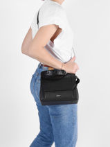 Sac  Main M Ninon Python Lancel Noir ninon A09370-vue-porte