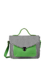 Sac Bandoulire Mlle George Grand Prix Cuir Paul marius Vert grand prix GEORGGPX