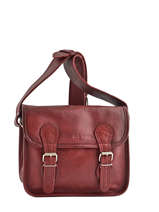Lasacoche S Cuir Paul marius Rouge vintage S