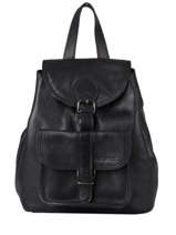 Sac  Dos Lebaroudeur Paul marius Noir vintage BAROUDEU