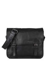 Cross Body Tas La Sacoche M Leder Paul marius Zilver vintage M