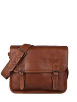 Cross Body Tas La Sacoche M Leder Paul marius Bruin vintage M