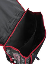 Boekentas 2 Compartimenten Fc barcelone Zwart barca 183F203S-vue-porte