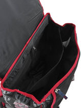 Cartable A Roulettes 2 Compartiments Fc barcelone Noir barca 183F203R-vue-porte