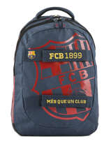 Sac  Dos 2 Compartiments Fc barcelone Bleu barca 183F204S