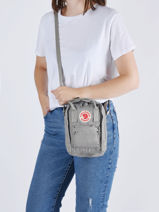 Sac Bandoulire Knken Fjallraven Gris kanken 23797-vue-porte