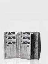 Portefeuille Etincelle Iris�e Leder Etrier Zilver etincelle irisee EETI469-vue-porte