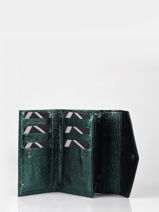Portefeuille Etincelle Iris�e Cuir Etrier Bleu etincelle irisee EETI469-vue-porte