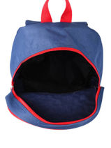 Rugzak 1 Compartiment Federat. france football Blauw equipe de france 203X201S-vue-porte