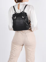 Sac � Dos Hexagona Noir confort 462107-vue-porte