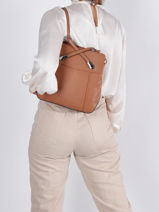 Sac  Dos Et paule Hexagona Marron confort 462107-vue-porte