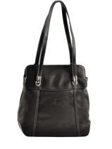Sac � Dos Cuir Hexagona Noir confort 462107