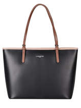 Sac Port paule Smooth Cuir Lancaster Noir smooth 8